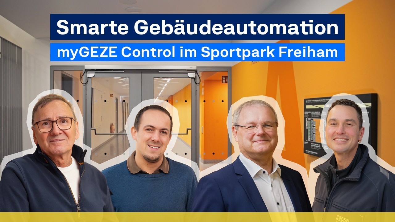 Smart byggautomasjon i Sportpark Freiham | myGEZE Control og myGEZE Visu 