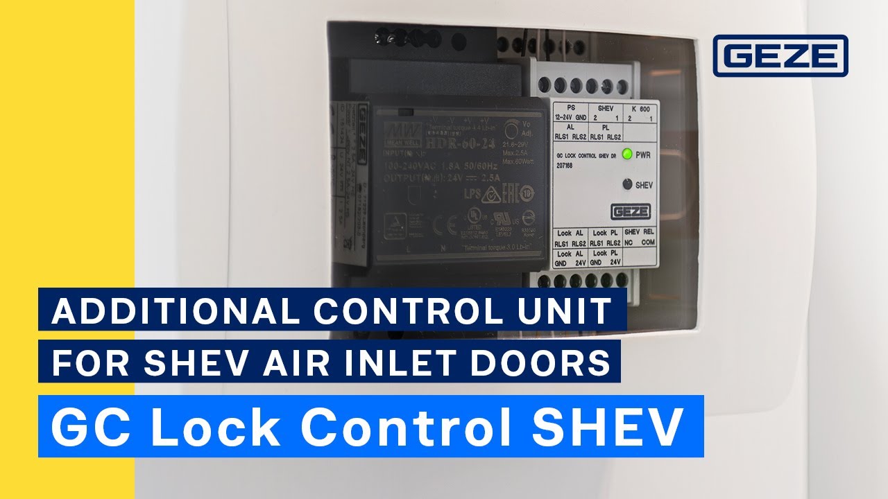 GC Lock Control SHEV product presentation Sören Eilers talks about the additional control unit for SHEV air inlet doors.